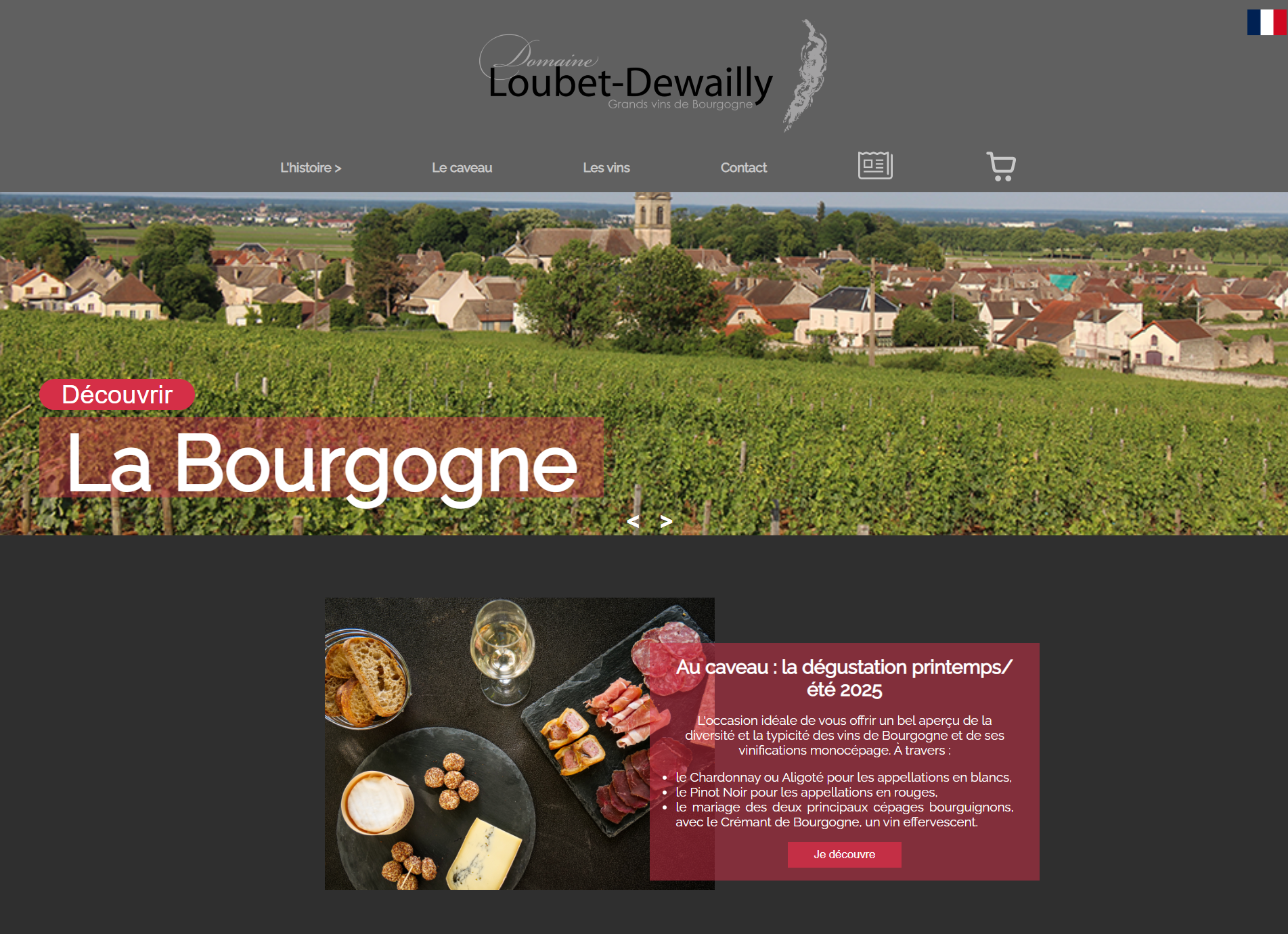 Site Domaine Loubet Dewailly